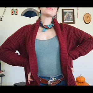 Oversized Knit Cardigan